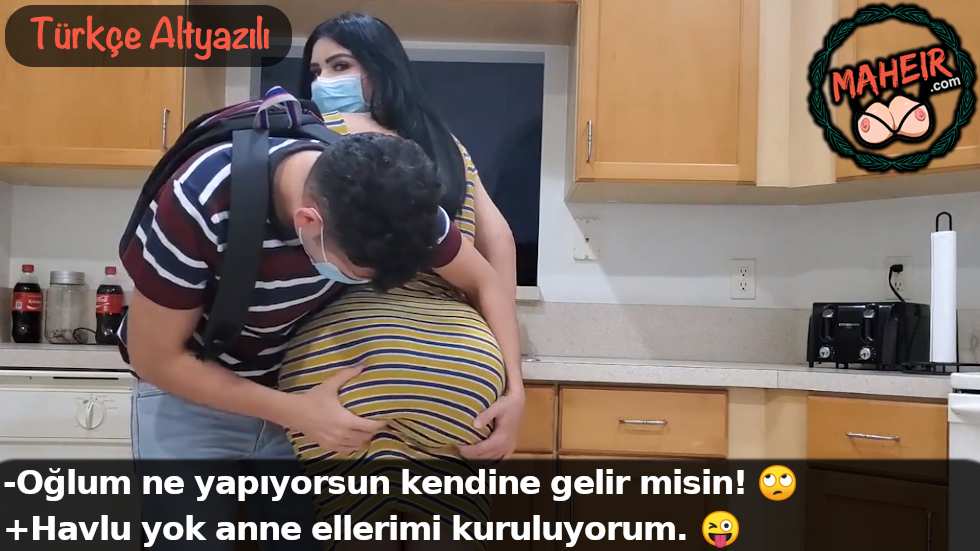 Ellerimi kurulamak için annemin büyük kalçalarını kullandım